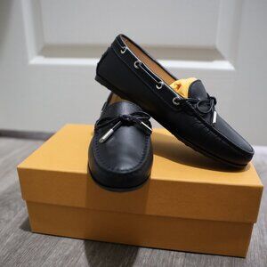 Women's Black Tods Loafers